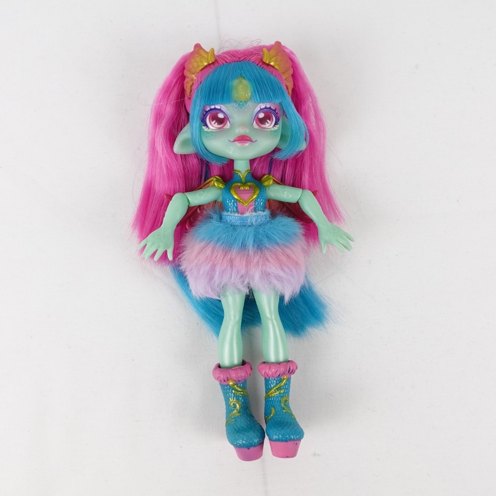 Magic Mixies Pixlings Amber The Dragon 6" Toy Doll w/Boots & Skirt Accessories